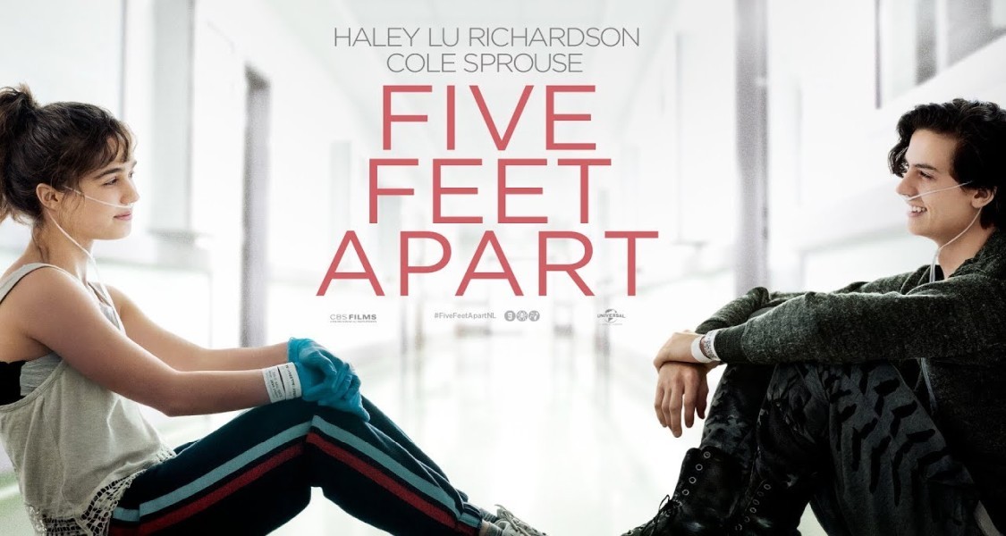 فیلم یک و نیم متر فاصله دوبله آلمانی Five Feet Apart 2019