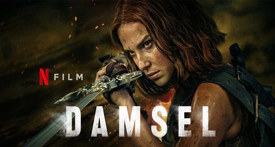 فیلم دوشیزه دوبله آلمانی damsel 2024