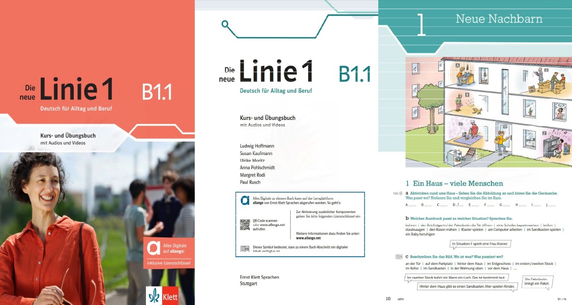 مجموعه کتاب آموزشی آلمانی Die neue Linie B1.1