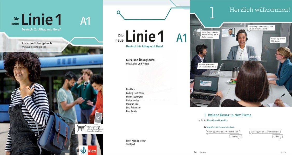 مجموعه کتاب آموزشی آلمانی Die neue Linie A1