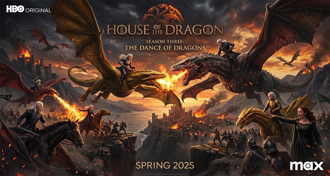 فصل سوم سریال خاندان اژدها دوبله آلمانی house of dragon staffel 3