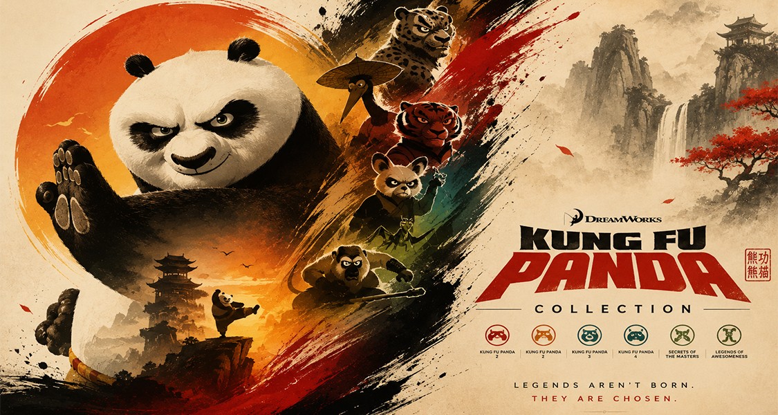 کالکشن انیمیشن کونگ فو پاندا دوبله آلمانی Kung Fu Panda