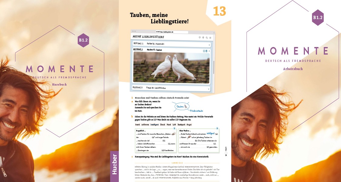 مجموعه کتاب آموزشی آلمانی Momente B1.1 2023